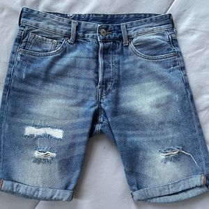 H&M Light Denim Jean Shorts
